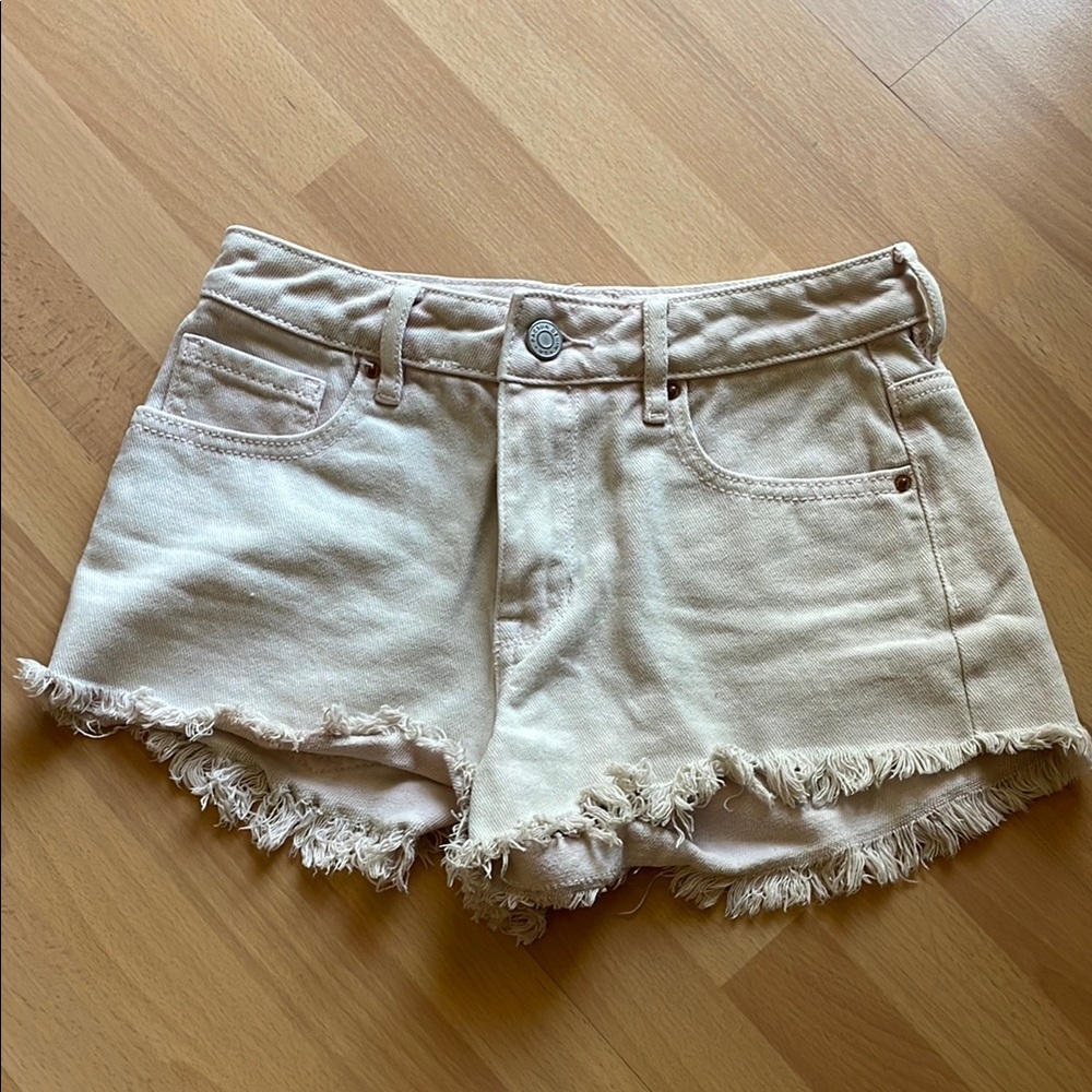 pacsun light pink festival shorts